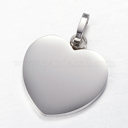 304 Stainless Steel Stamping Blank Tag Pendants X-STAS-P055-04P-1
