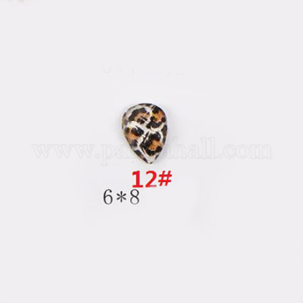 Accessories de décoration d'art d'ongle de strass en verre MRMJ-S010-052L-1