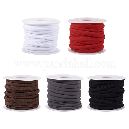 Cheriswelry 25m 5 colores cordón de nylon suave NWIR-CW0001-04-1