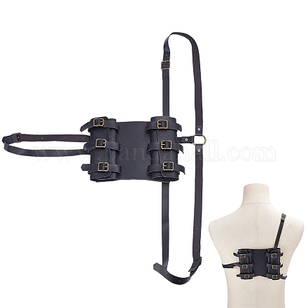 Mittelalterlicher Doppelschwerthalter aus Polyester&nbsp;AJEW-WH0816-534AB-02-1