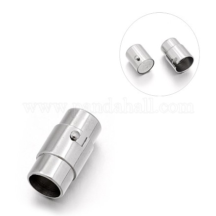 Smooth 304 Stainless Steel Column Locking Tube Magnetic Clasps STAS-E089-05F-1