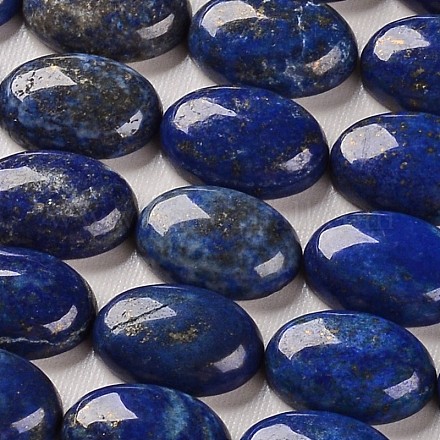 Lapis naturales teñidos cabochons ovales de la piedra preciosa lapislázuli G-J329-17-22x30mm-1