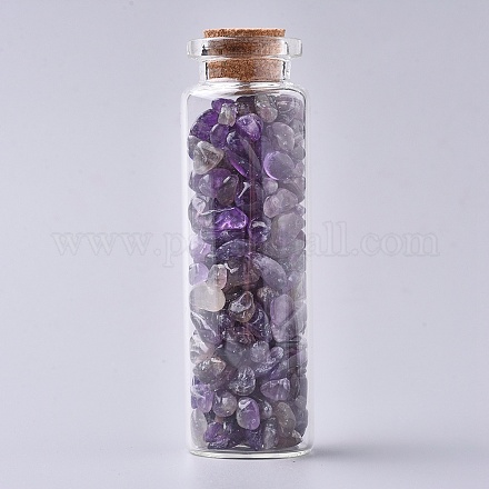 Стеклянная бутылка желающих DJEW-L013-A15-1