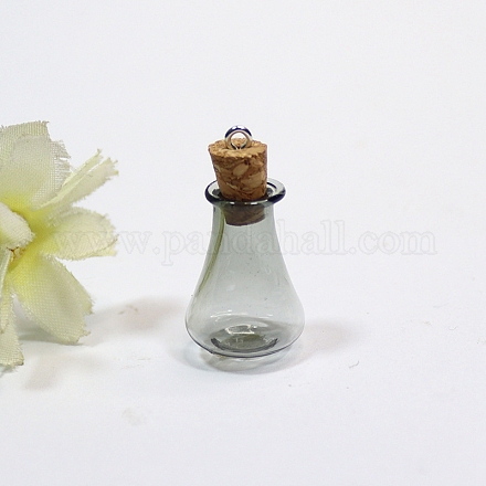 Pendentifs de vase en liège en verre vide PW-WG72592-16-1