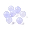 Opaque Acrylic Beads, Glitter Beads, Round, Lilac, 10.5~11mm, Hole: 2mm, about 510pcs/500g