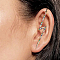 S925 Sterling Silver Sparkling Diamond Ear Clip Fashion Earrings