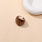 Dunhuang Style Glass Finger Rings, Inner Diameter: 18mm