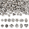 120Pcs 12 Styles Tibetan Style Alloy Beads, Mixed Shapes, Antique Silver, 7.5~12x6.5~10x4~6.5mm, Hole: 1.4~1.6mm, 10pcs/style