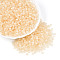 Glass Beads, Imitation Cat Eye Beads, Rondelle, PapayaWhip, 4~4.5x2.5~3mm, Hole: 1.2~1.5mm