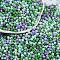 Opaque Acrylic Beads, Round, Sea Green, 3mm, Hole: 1mm