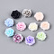 Opaque Resin Beads, Flower, Mixed Color, 9~10x4~5mm, Hole: 0.7~0.8mm