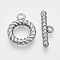 Non-Tarnish 304 Stainless Steel Toggle Clasps, Stainless Steel Color, toggle: about 19x15x3mm, Hole: 1.8mm,, bar: 21.5x7x3, Hole: 1.8mm