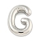 Non-Tarnish 304 Stainless Steel Pendants, Balloon Letter Charm, Letter G, 21x15.5x5mm, Hole: 2x2.5mm