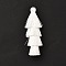 Polyester 
Tassel Pendants, White, 84x28mm