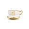 Alloy Enamel Charms, Golden, Tea Cup & Doughnut & Cake, White, 12x10.5x6.5mm, Hole: 1mm