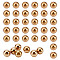Brass Beads, No Hole, Round, Raw(Unplated), 10mm, 100pcs