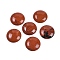 Natural Red Jasper Cabochons, Half Round/Dome, 25x7~8mm