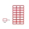 Paper Blank Sticker, Rectangle, 121x201x0.2mm
