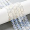 Opalite Beads Strands, Heart, 6x6x2mm, Hole: 0.7mm, about 71pcs/strand, 15.55''(39.5cm)