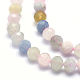 Chapelets de perles en morganite naturelle G-K224-11-6mm-3
