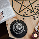Ahandmaker pendule titulaire en bois pendule présentoir trucs de sorcière noir cristal présentoir pour pendule cristal affichage sorcellerie cadeau organisateur 18 pendule colliers DJEW-WH0046-020-4