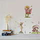 8 foglio 8 stili adesivi murali impermeabili in pvc DIY-WH0345-037-6