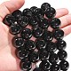 Tourmaline noire naturelle chapelets de perles G-H1603-16mm-4
