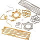Kit de fabrication de boucles d'oreilles en filigrane bricolage DIY-YW0006-25-3