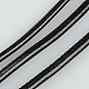 模造レザーコード  PUレザー  ブラック  4mm  100ヤード/バンドル（300フィート/バンドル） LC-K002-4mm-03-1