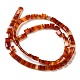 Fili di perline agata rosso naturale G-F762-A15-01-3