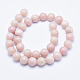 Chapelets de perles en opale rose naturelle G-E444-28-6mm-2