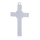 Nickel Free & Lead Free Platinum Alloy Crucifix Cross Large Big Pendants PALLOY-J441-09P-NR-2