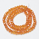 Electroplate Transparent Glass Beads Strands EGLA-A034-T2mm-H12-2