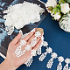 Gorgecraft5ヤード刺繡ポリエステルレーストリム  縫製装飾工芸品  花の形  ホワイト  2-1/2インチ（65mm）  約5ヤード/バッグ OCOR-GF0001-72-3