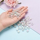 150pcs perles acryliques lumineuses LACR-YW0001-02-6