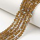 Electroplate Glass Beads Strands EGLA-A034-T2mm-L10-1