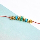 1 style tibétain boîte style mixte bouchons fleur en alliage de perles TIBE-JP0002-AG-5