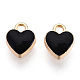 Light Gold Plated Alloy Charms ENAM-T009-01B-01-2