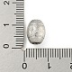 Текстурированные бусины из нержавеющей стали марки 304 STAS-A091-05A-P-3