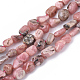 Chapelets de perles en rhodochrosite naturelle G-S363-064-1