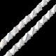 Electroplated Glass Beads Strands GLAA-G092-A-03-2