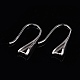 Rhodium Plated 925 Sterling Silver Earring Hooks STER-K168-116P-5