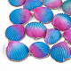 Peinture en aérosol et pendentifs coquille de mer plaqués SSHEL-S261-04A-1