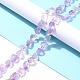 Rough Raw Natural Amethyst Beads Strands G-C069-01-4
