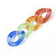 Transparent Acrylic Linking Rings OACR-S036-001A-L-4