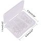 PandaHall Elite 120pcs 6 Sizes Clear Cubic Zirconia Stone Loose CZ Stones Faceted Cabochons for Earring Bracelet Pendants Jewelry DIY Craft Making ZIRC-PH0002-07-7