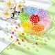 490Pcs 7 Colors Transparent Acrylic Beads MACR-YW0002-03-6