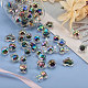Chgcraft 60 pièces 10 styles de perles acryliques MACR-CA0001-39-4