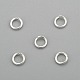 304 Stainless Steel Jump Rings, Open Jump Rings, Silver, 21 Gauge, 4x0.7mm, Inner Diameter: 2.6mm