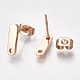 Accessoires de puces d'oreilles en 304 acier inoxydable STAS-S107-18-2